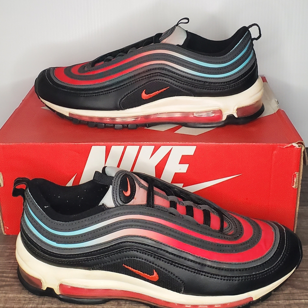 Nike Air Max 97 Black Red Blue Sneakers